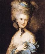 Thomas Gainsborough Woman in Blue Germany oil painting artist